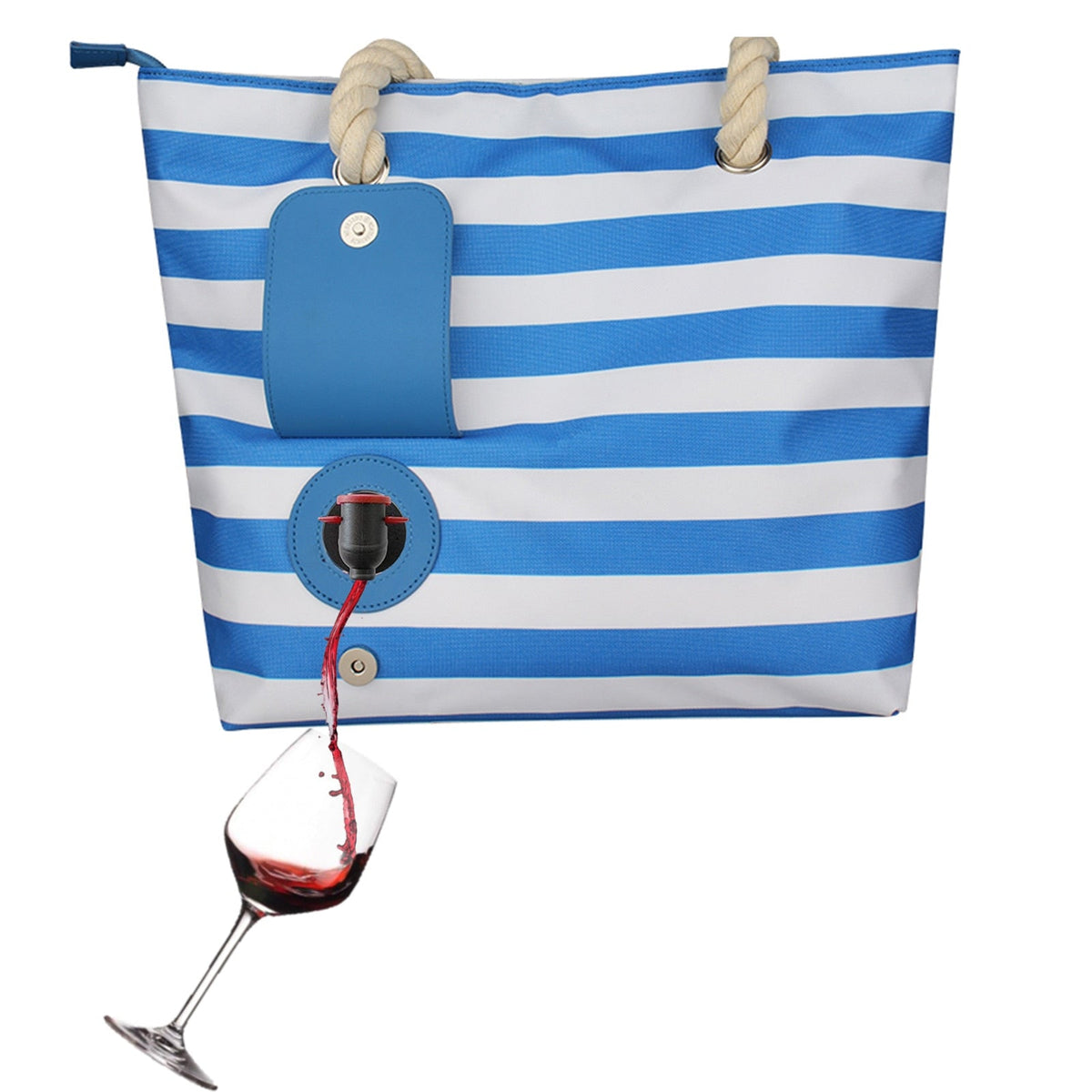 Plážová taška na víno