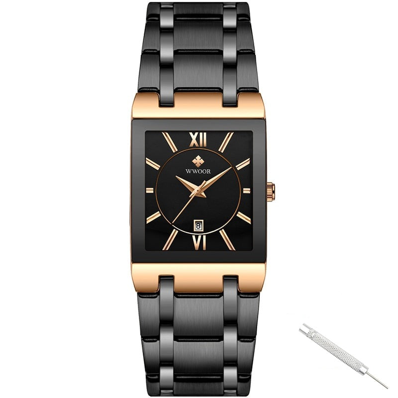 Luxusní čtvercové hodinky