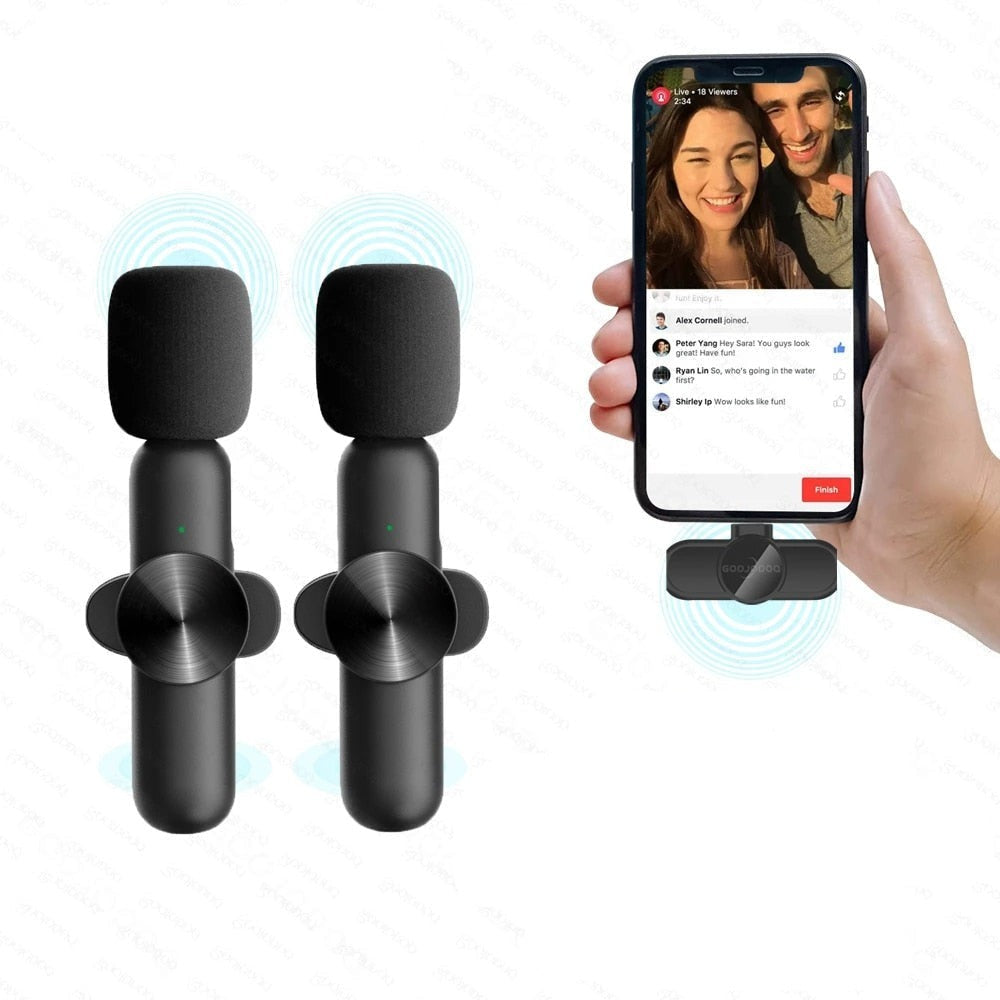 Bezdrátový lavalier mini mikrofon