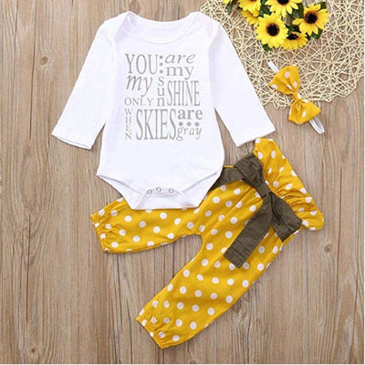 You are my Sunshine Baby Romper Set