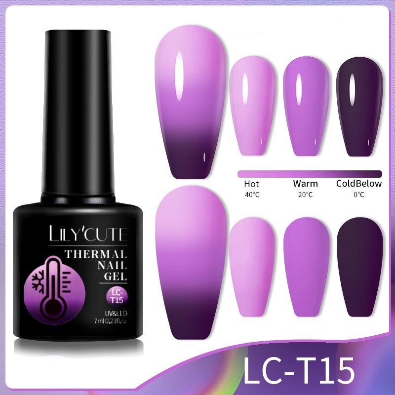 Lak na nehty měnící barvu