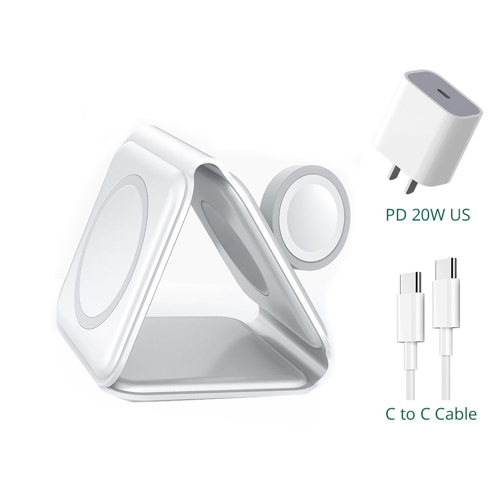 Skládací magnetická bezdrátová nabíječka