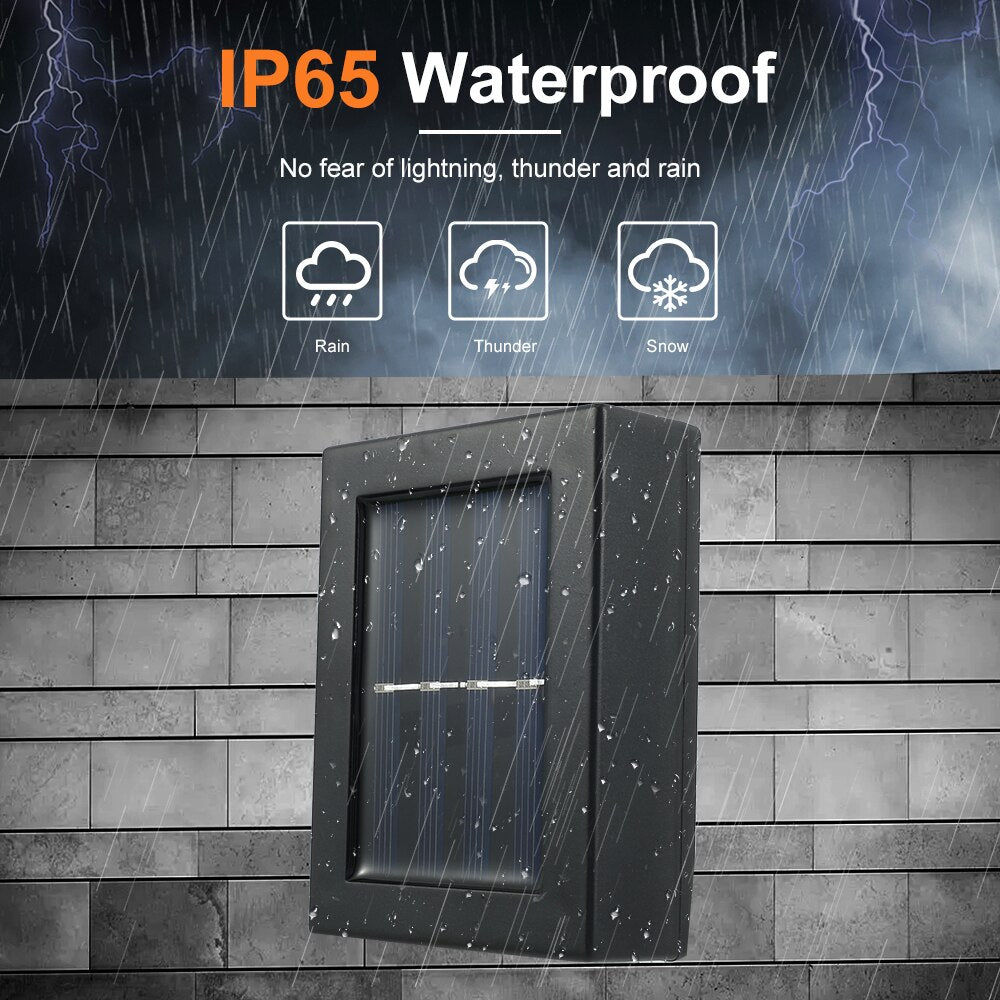 Solární nástěnná svítidla pro terasy