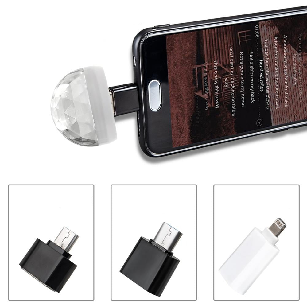 Hřibové disko světlo (USB)