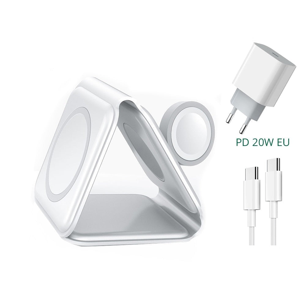 Skládací magnetická bezdrátová nabíječka