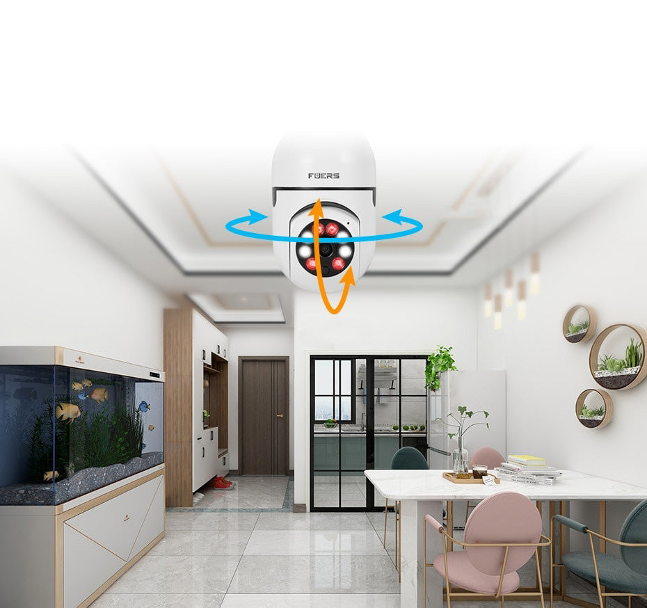 Chytrá lampa s kamerou