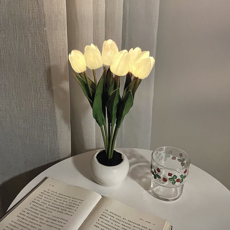 Rozmarná záře tulipánů