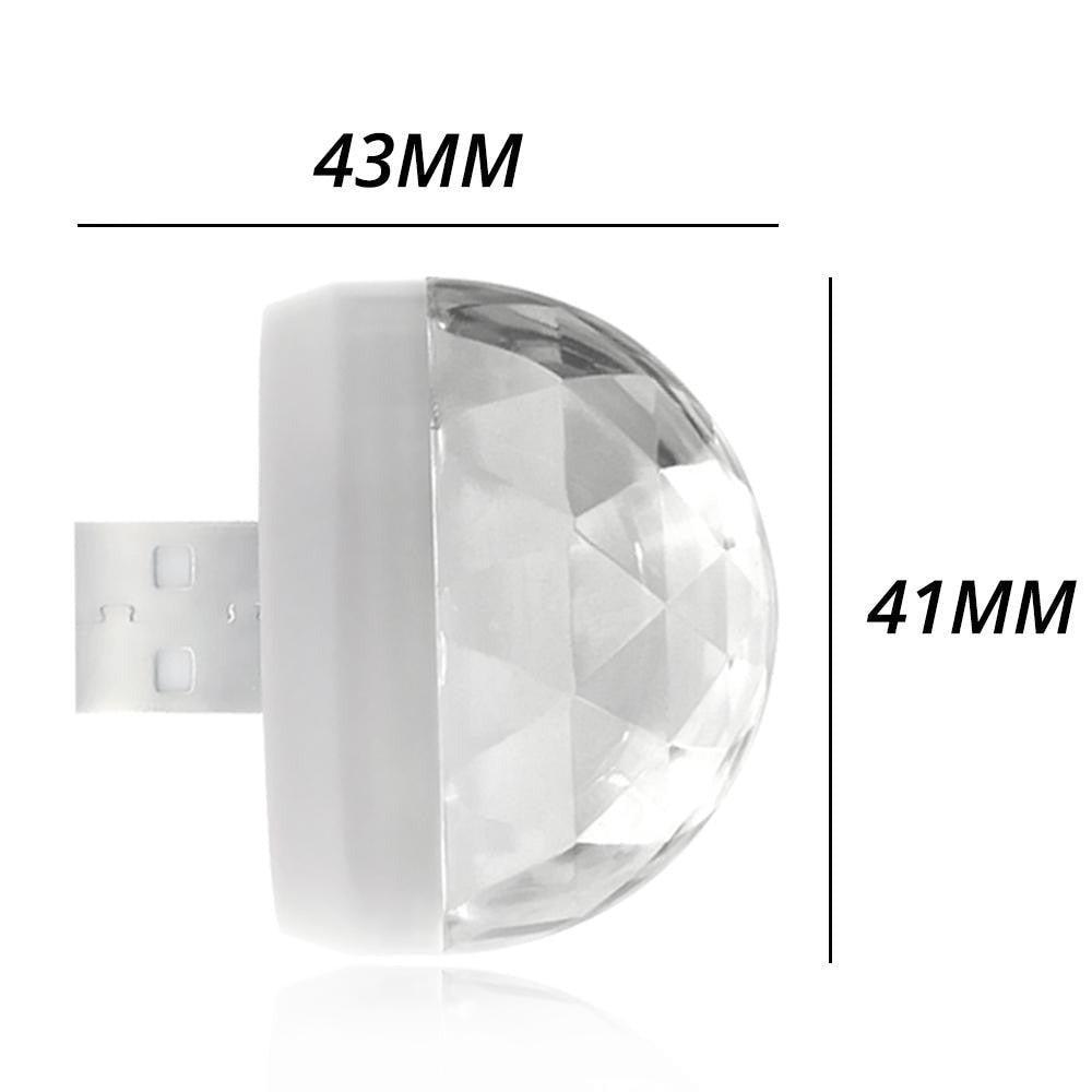 Hřibové disko světlo (USB)