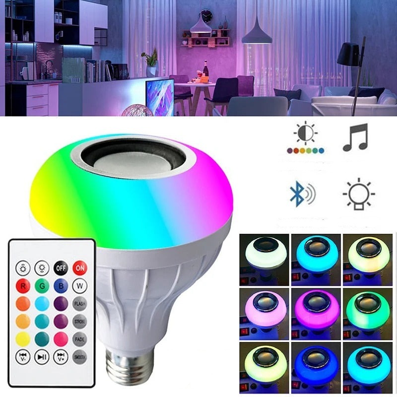 Chytré vícebarevné světlo reproduktoru Bluetooth