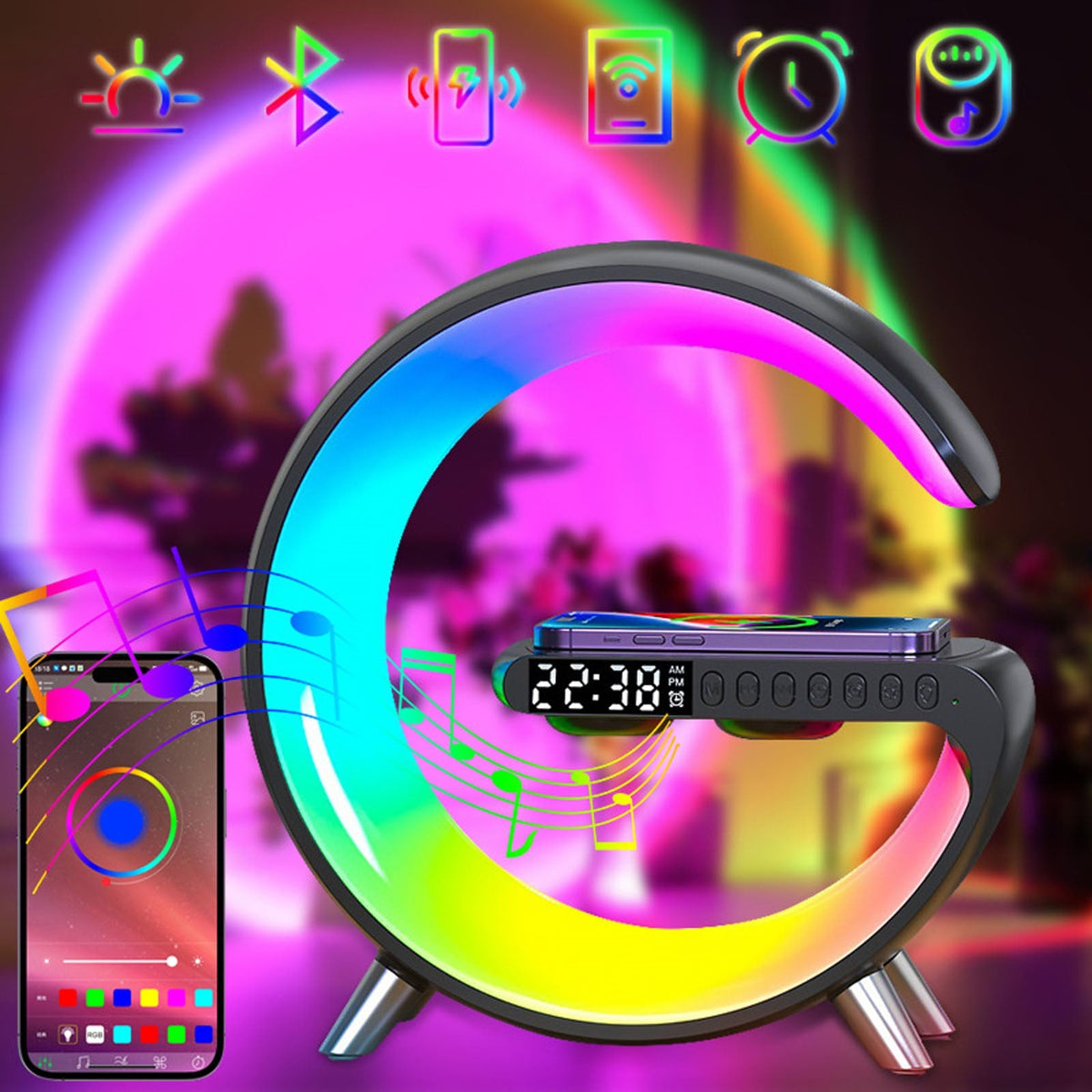 Chytrá stolní lampa