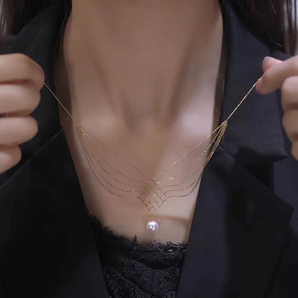 Nadčasový perlový náhrdelník