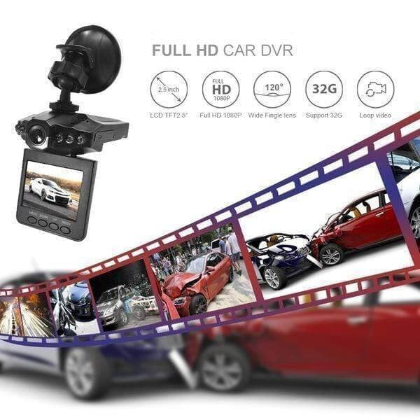 Širokoúhlá otočná autokamera