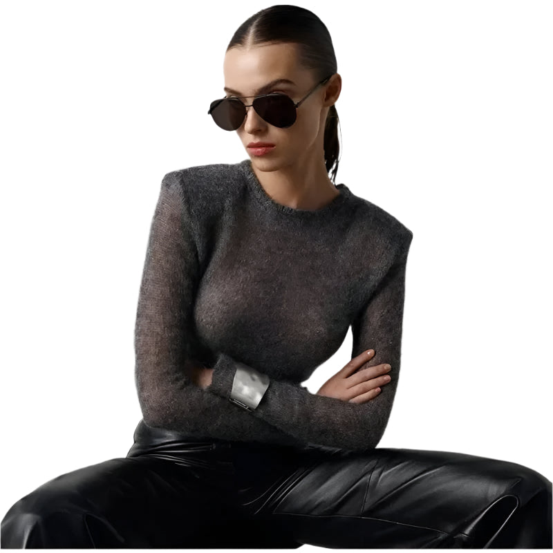 Tenký pletený svetr pro ženy