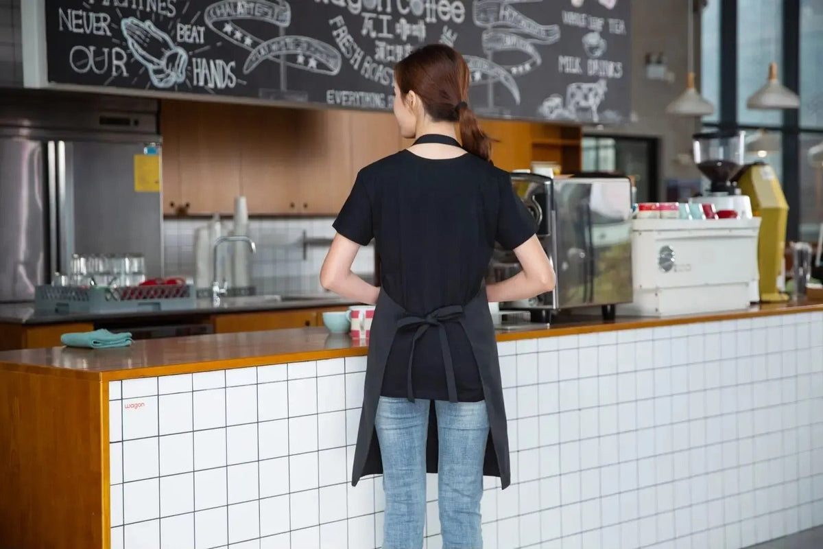 Vodotěsná kuchyňská zástěra