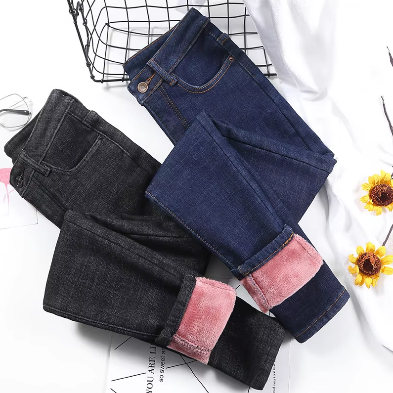 Dámské džíny Retro thermal skinny