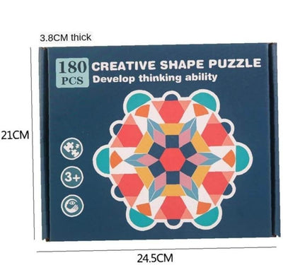 Dřevěné puzzle Creative Shapes