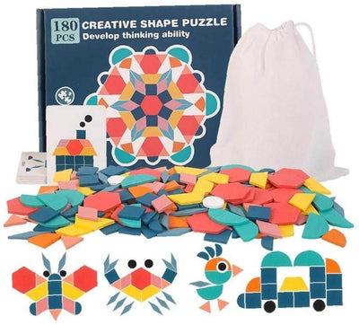 Dřevěné puzzle Creative Shapes