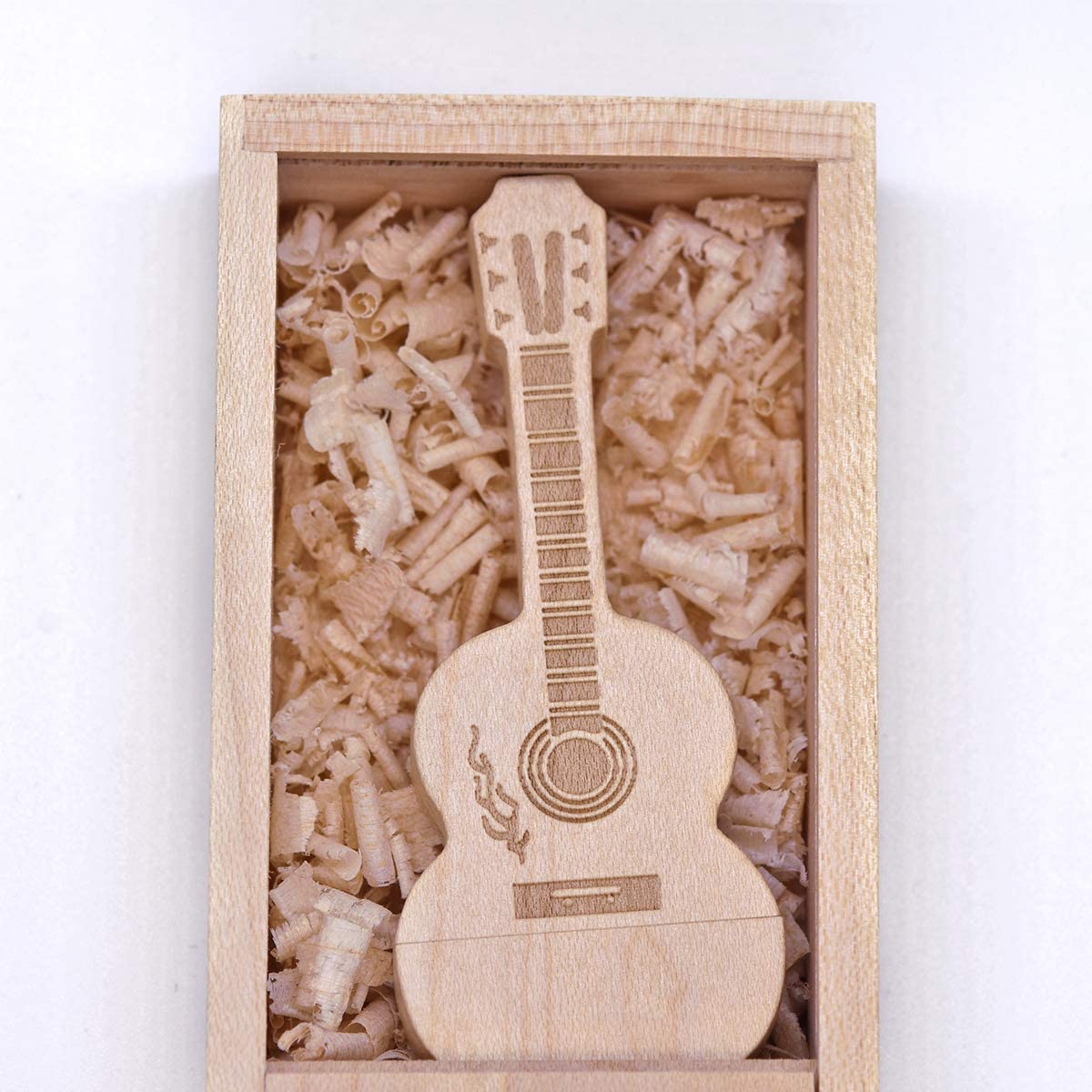 USB paměť pro dřevěnou kytaru