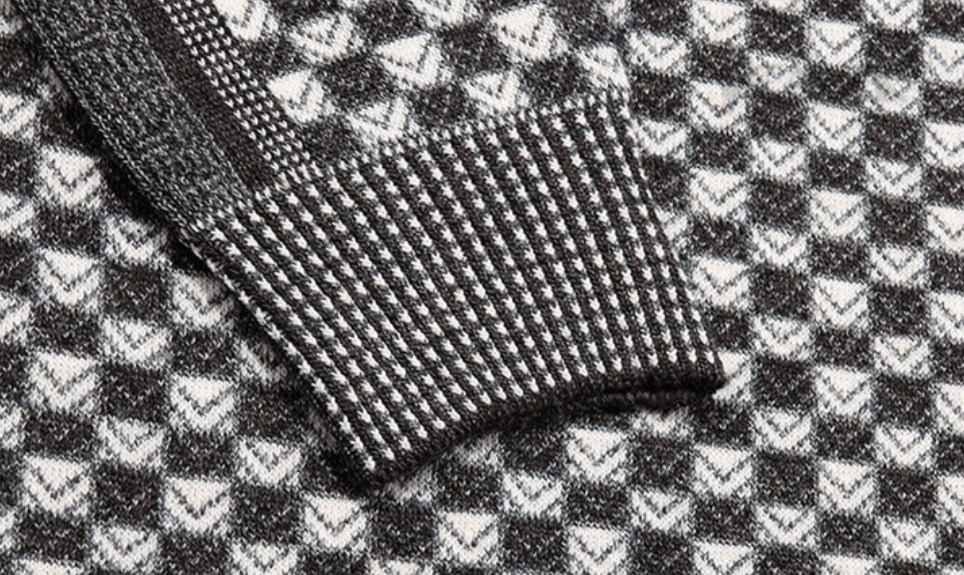 Pletené kostkované svetry pro muže