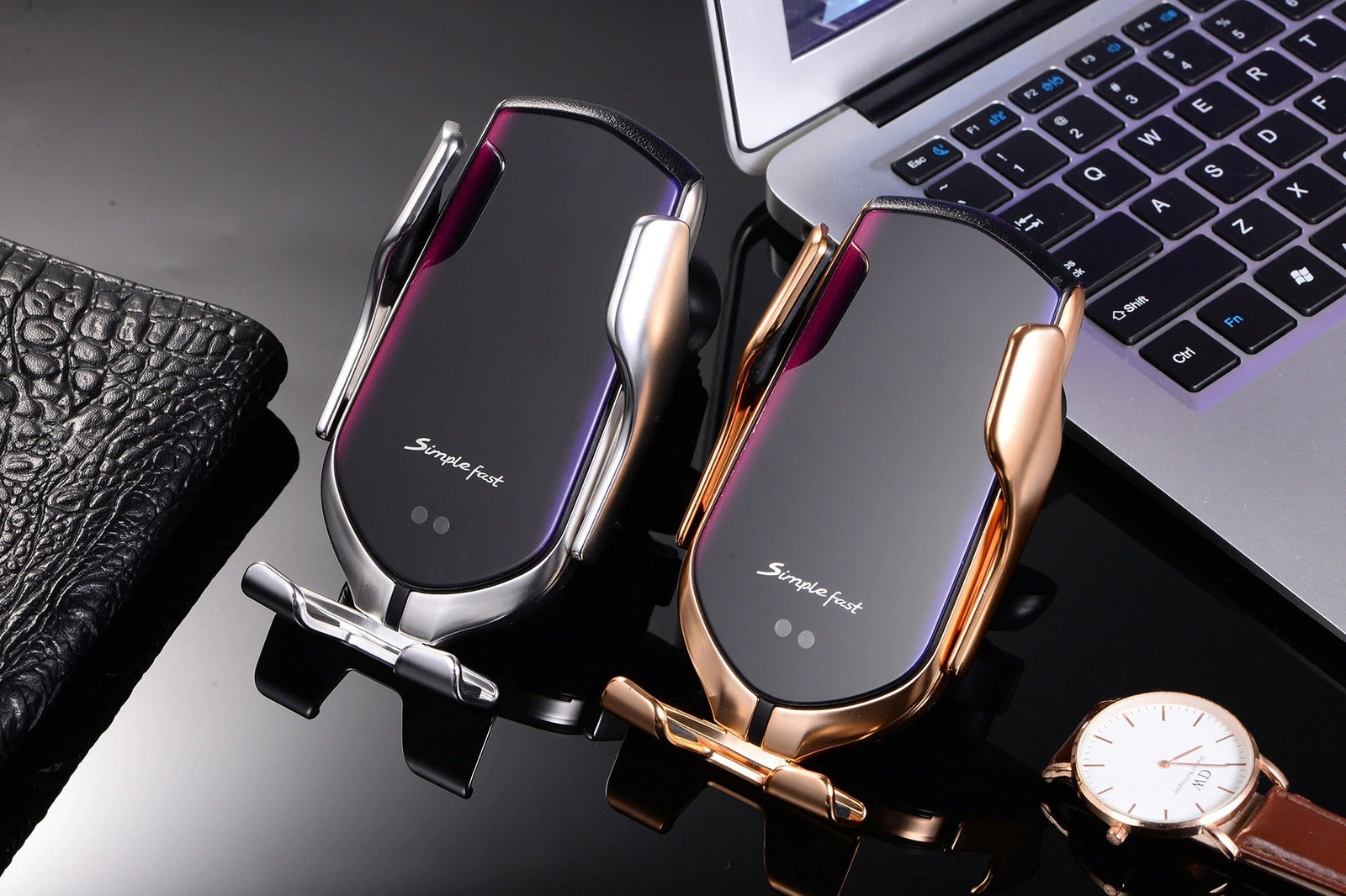 PREMIUM - Automatické upínání držáků telefonů | Bezdrátová nabíječka