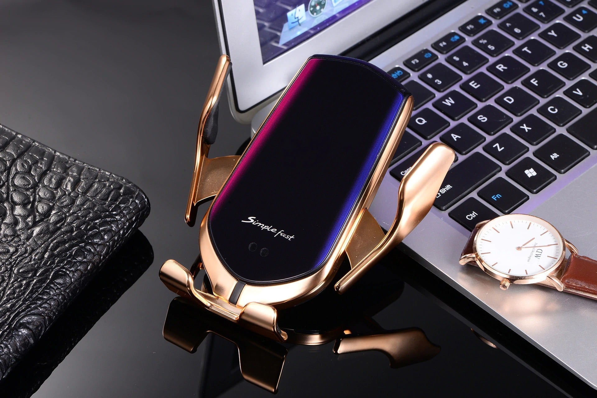 PREMIUM - Automatické upínání držáků telefonů | Bezdrátová nabíječka