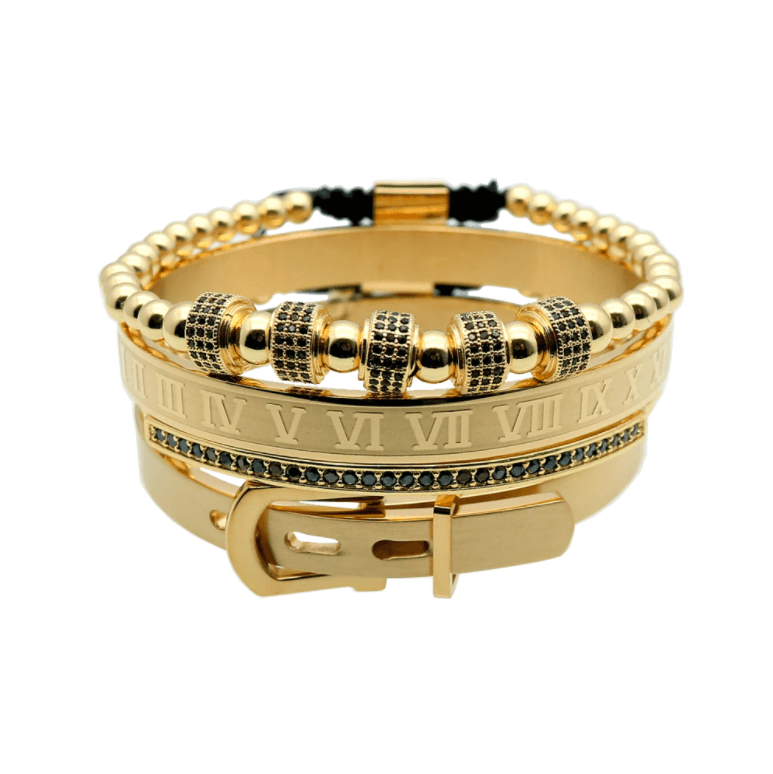 Sada titanových náramků