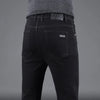 Pure Black Slim Jeans pro muže