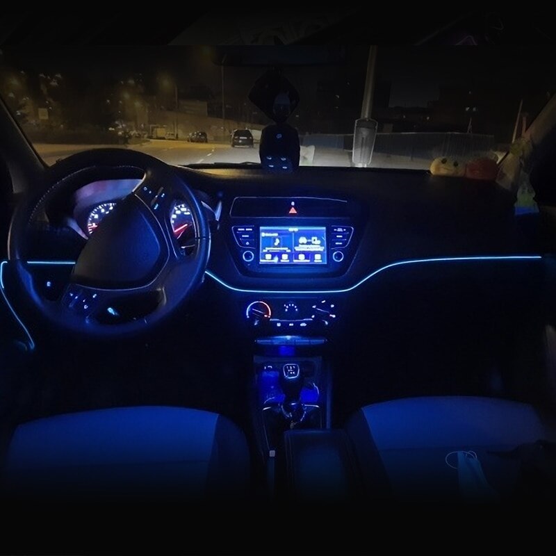 Dekorace LED pásků do auta