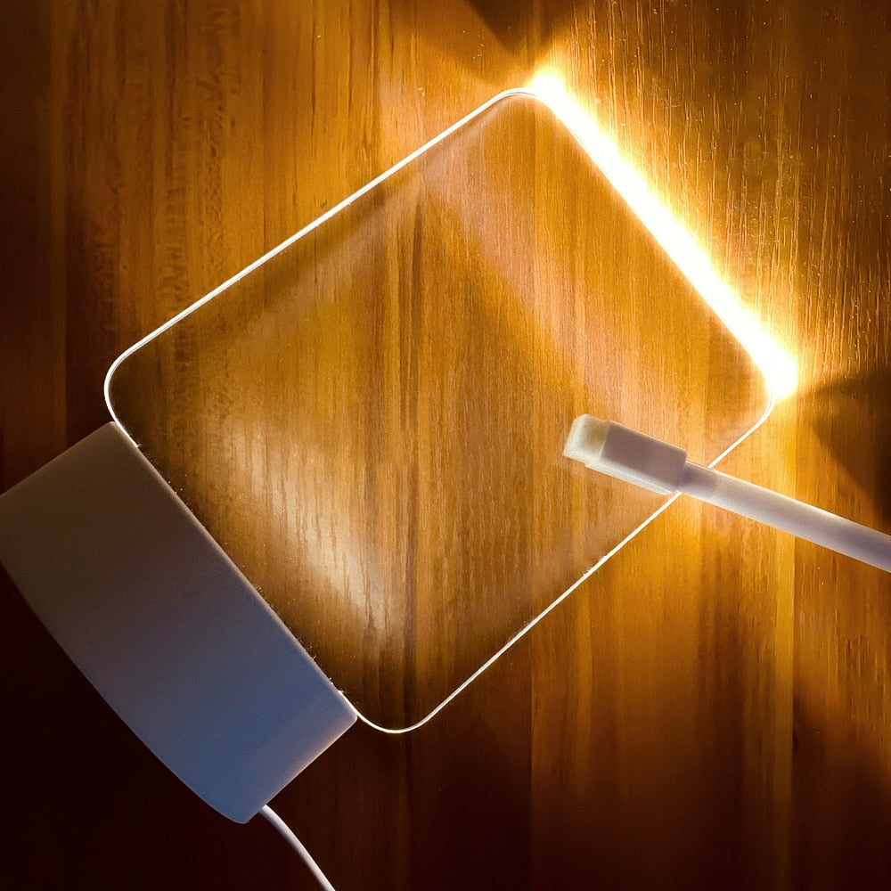 LED lampa na tabuli