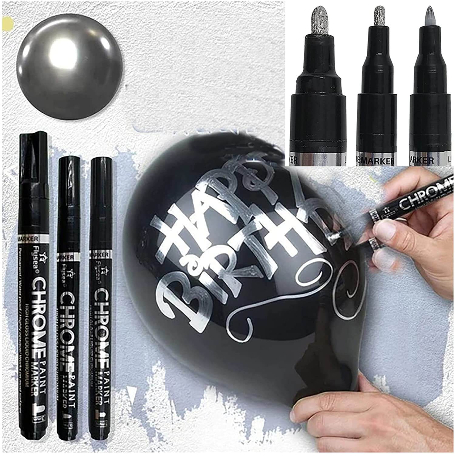 Plovoucí zrcadlo Chrome Marker