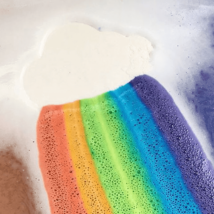 Duhová pyrotechnická bomba