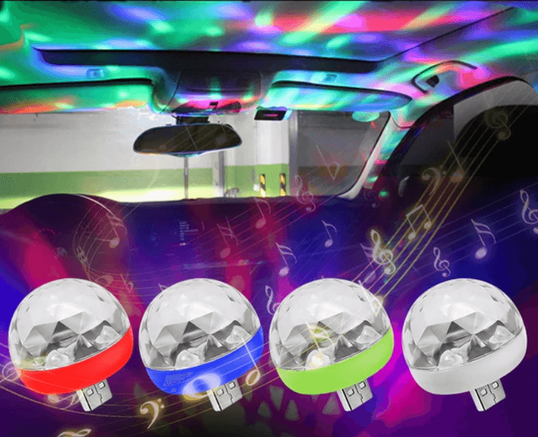 Hřibové disko světlo (USB)