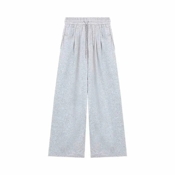 Ležérní dámské kalhoty se širokými nohavicemi