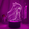 Akrylová stolní lampa